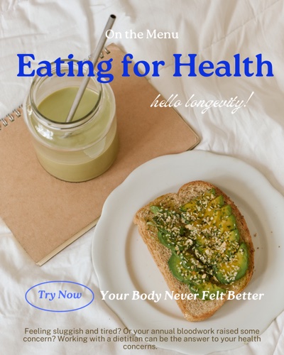 Eating for Health promo graphic