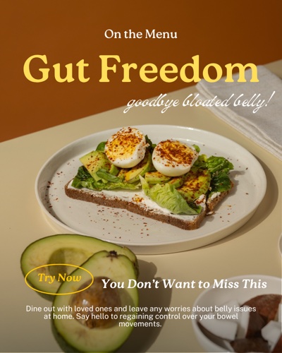 Gut Freedom promo graphic